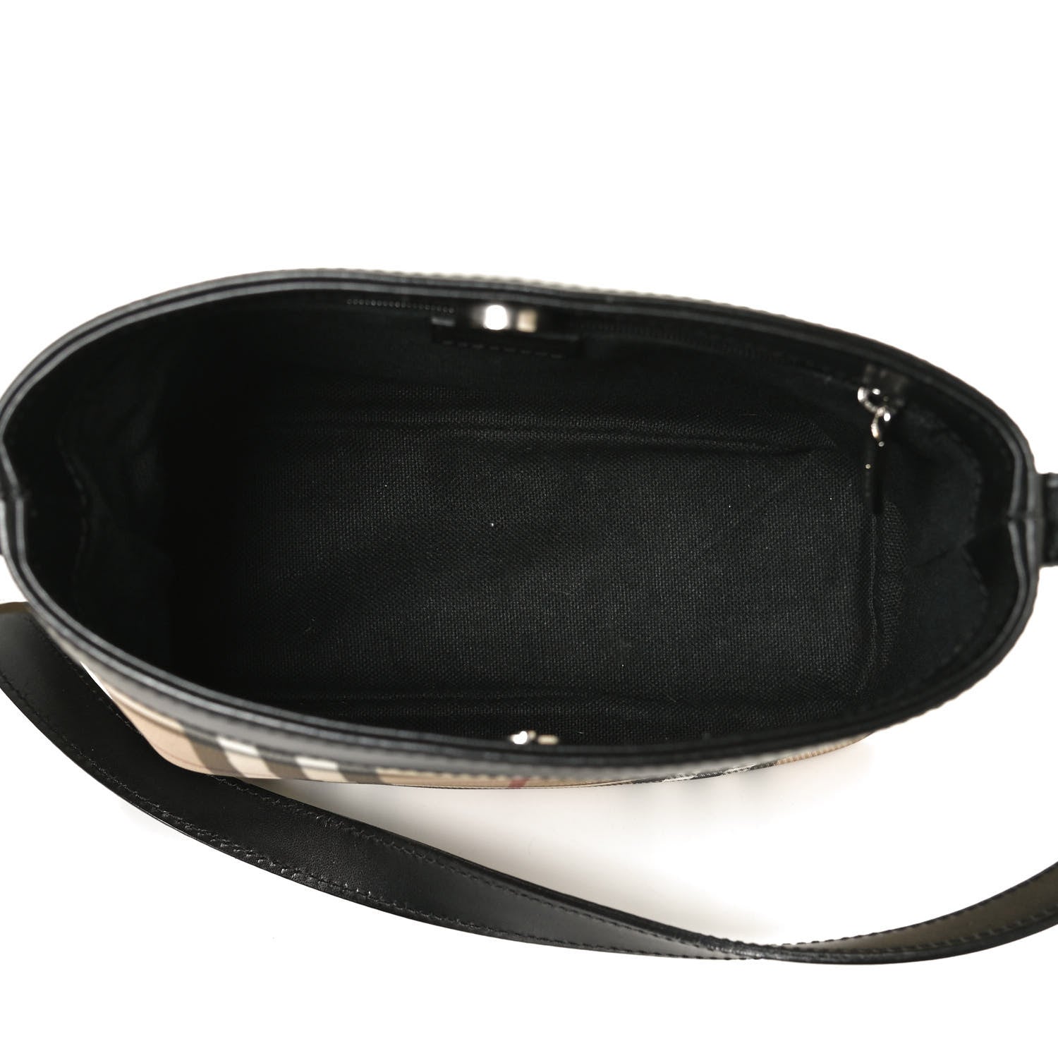 Burberry House Check Shoulder Bag Black 4 of 10
