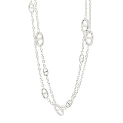 Hermes Sterling Silver Farandole Necklace 120 1 of 4