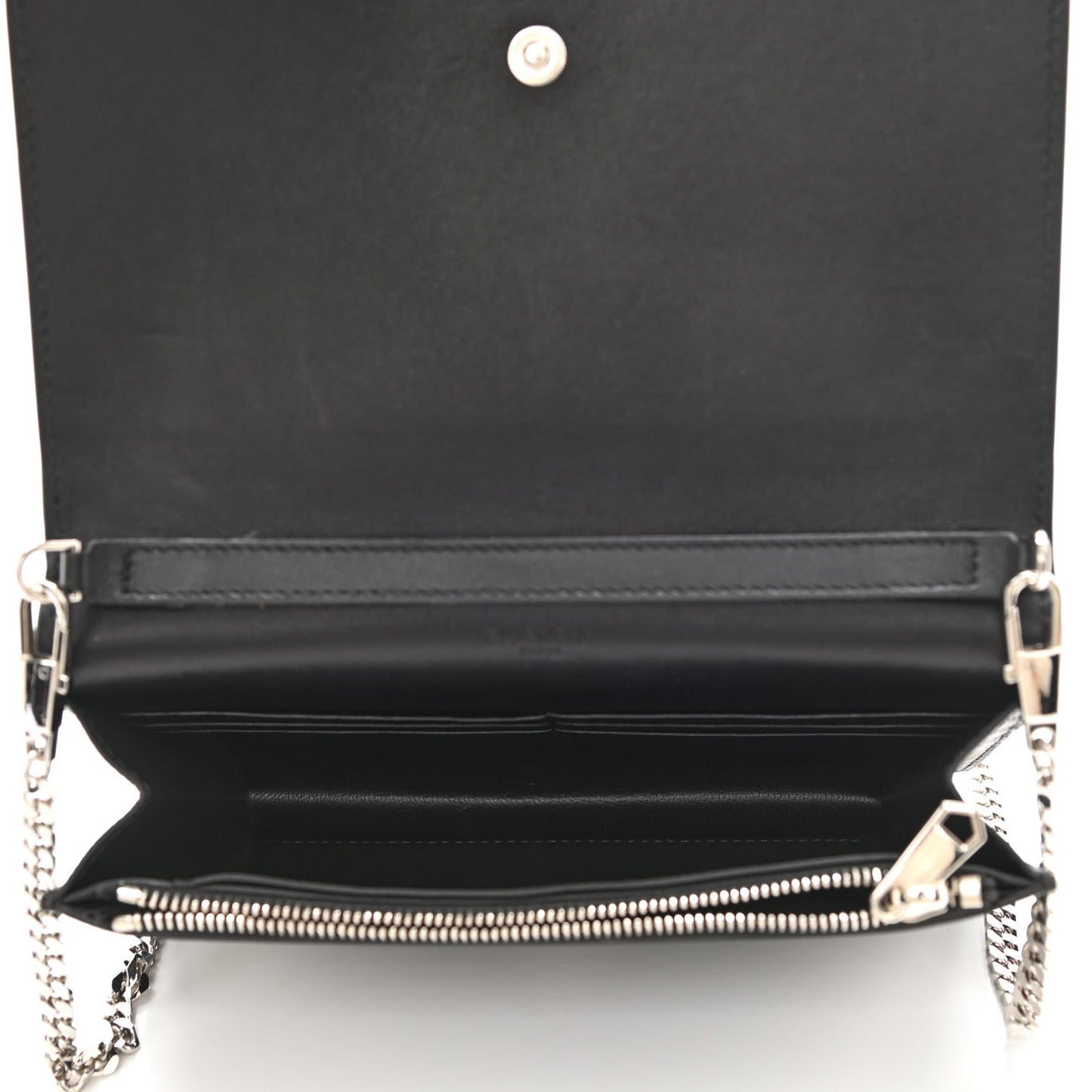 Sugar Goatskin Pandora Chain Wallet Black