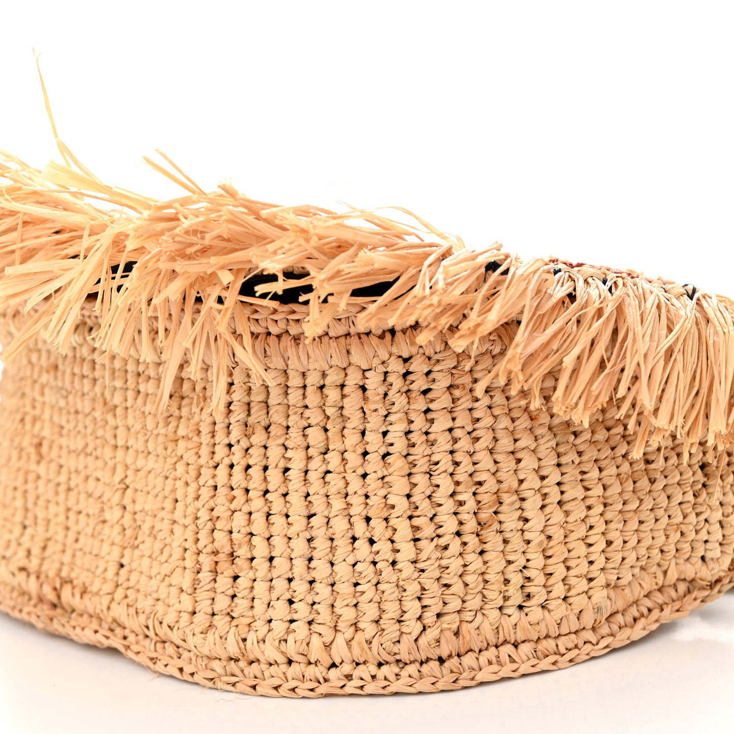Raffia Crochet Shoulder Bag Natural