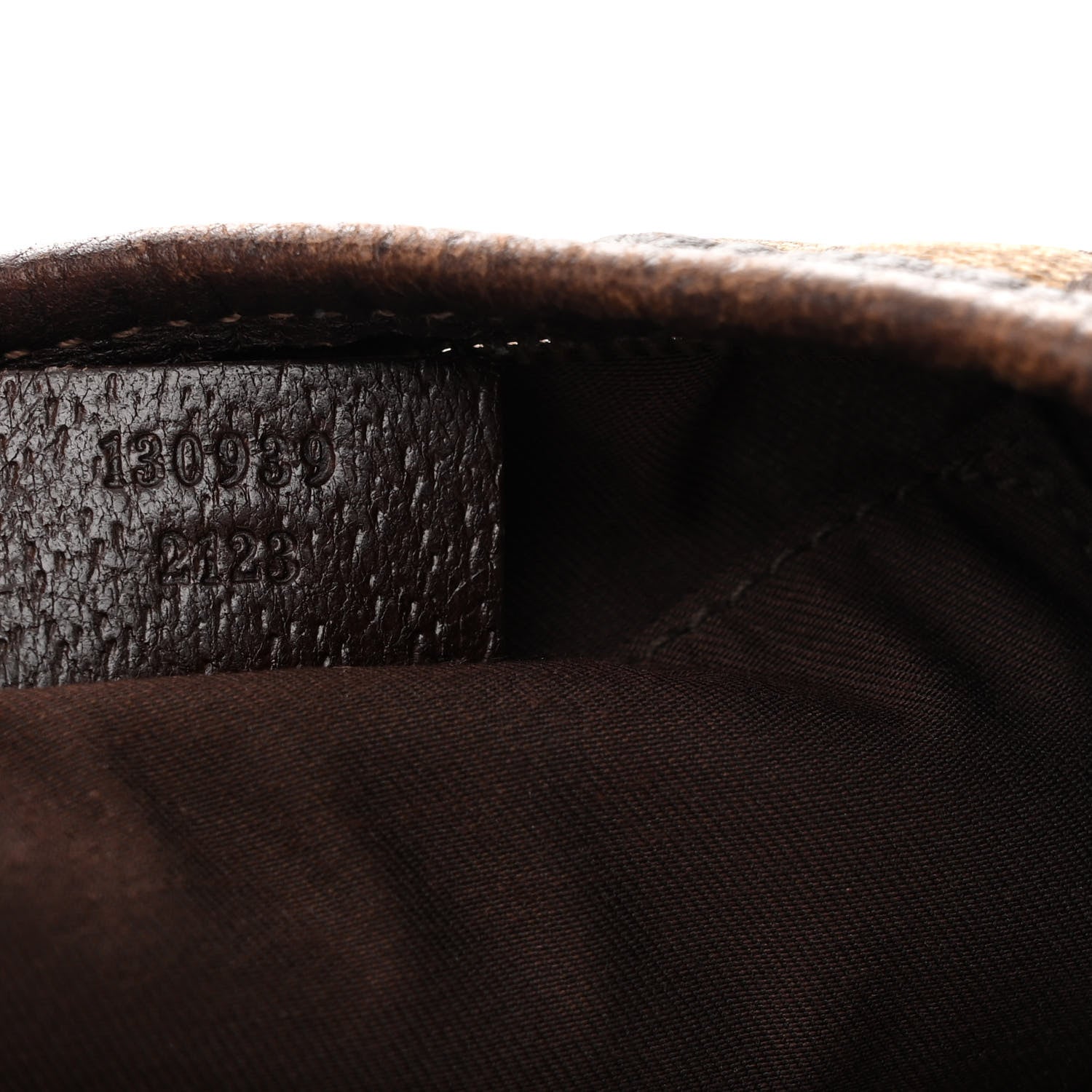 Gucci Monogram D Ring Abbey Pochette Brown 7 of 14