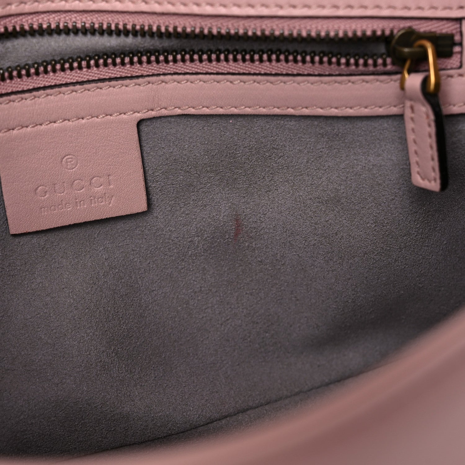 Gucci Calfskin Matelasse Small GG Marmont Shoulder Bag Perfect Pink 16 of 21