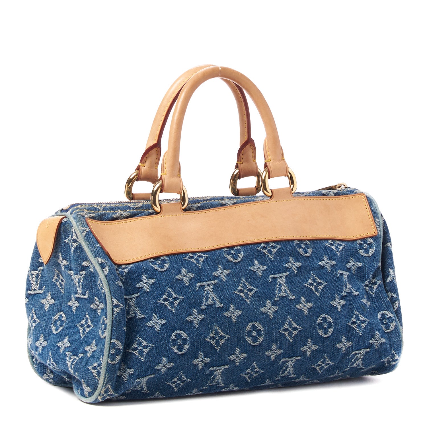 Louis Vuitton Monogram Denim Neo Speedy Blue 3 of 8