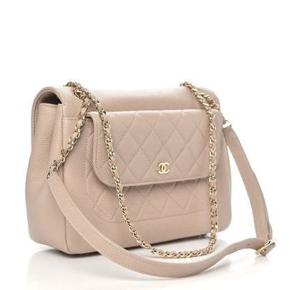 Chanel Caviar Small Flap Light Beige 3 of 10