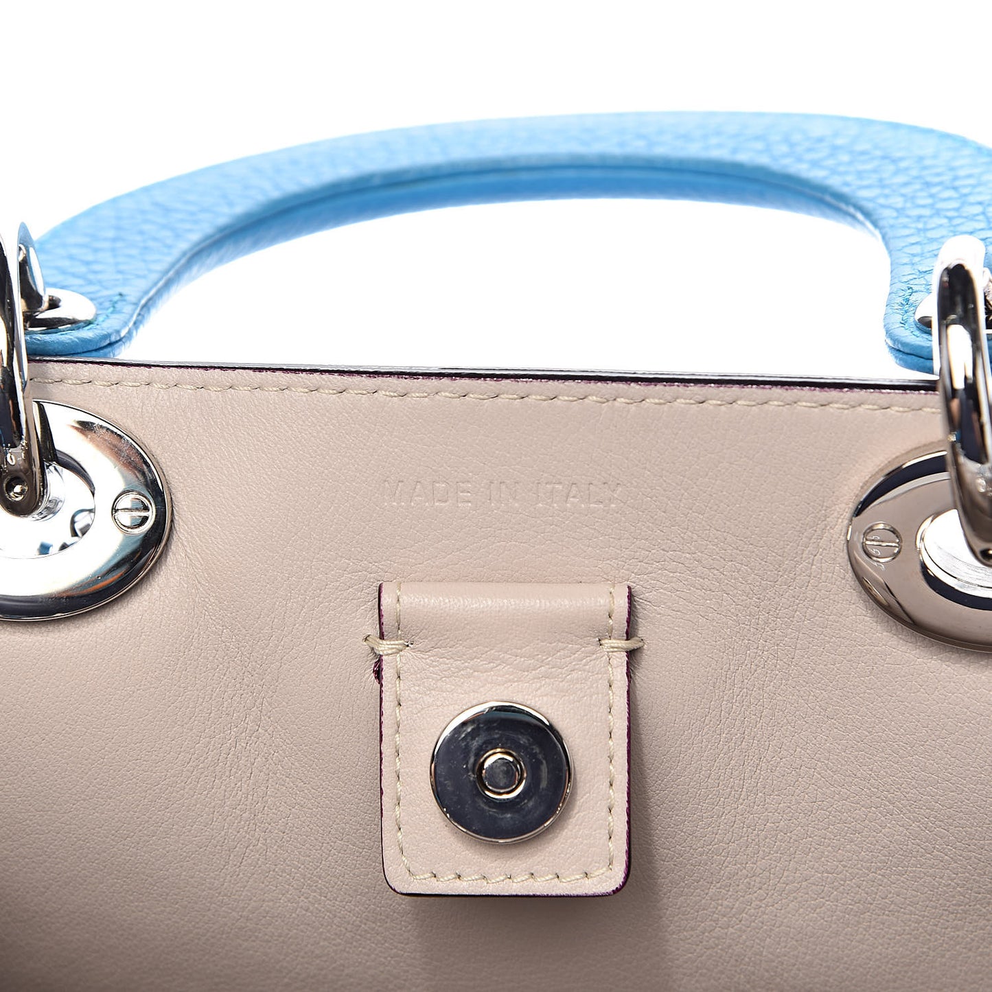 Bullcalf Mini Diorissimo Tote Bleu Nosy
