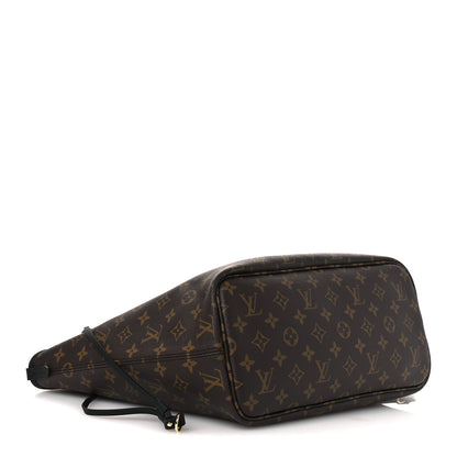 Louis Vuitton Monogram Calfskin Neo Neverfull Inside Out MM Black 8 of 20