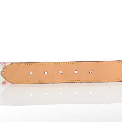 Louis Vuitton Monogram Watercolor Aquarelle Belt 90 36 White 9 of 9