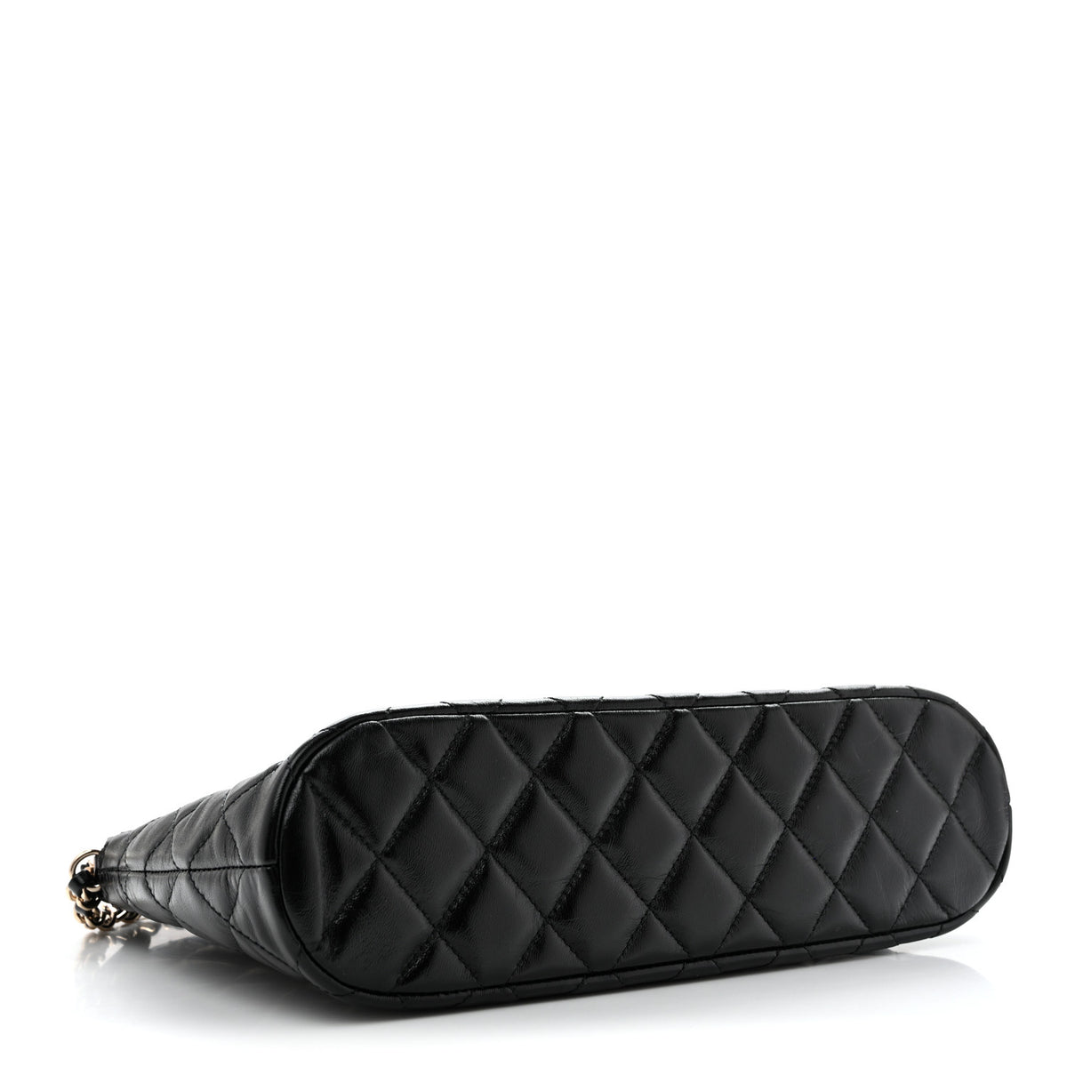 Chanel Shiny Lambskin Quilted Shiny Coco Small Shopping Bag  Black 4 of 11