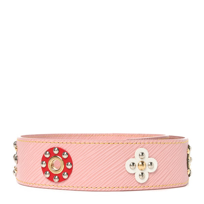 Louis Vuitton Epi Mechanical Flowers Bandouliere Shoulder Strap  Rose Ballerine 2 of 4