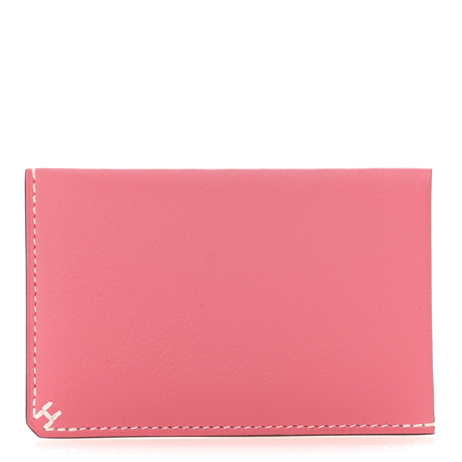 Hermes Evercolor Sellier Card Holder Rose Azalee 1 of 8