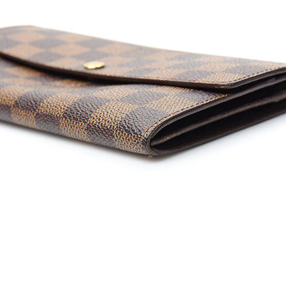 Louis Vuitton Damier Ebene Sarah Wallet 7 of 9