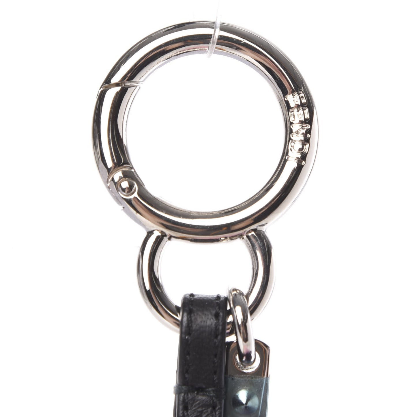 Mink Goat Fur QuTweet Bag Bug Charm Marshmallow Black