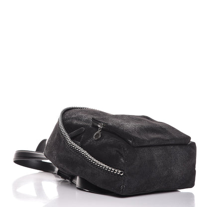 Stella McCartney Shaggy Deer Small Falabella Backpack Black 4 of 7