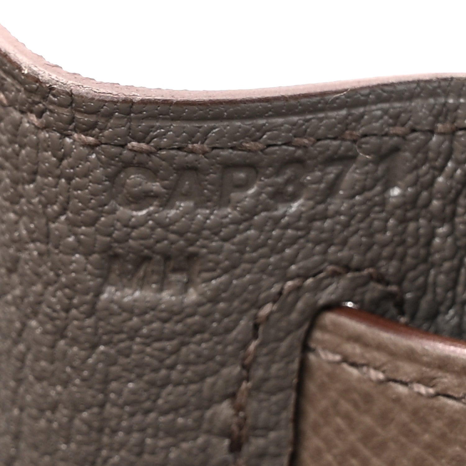 Hermes Epsom Kelly Sellier 28 Etain 7 of 11