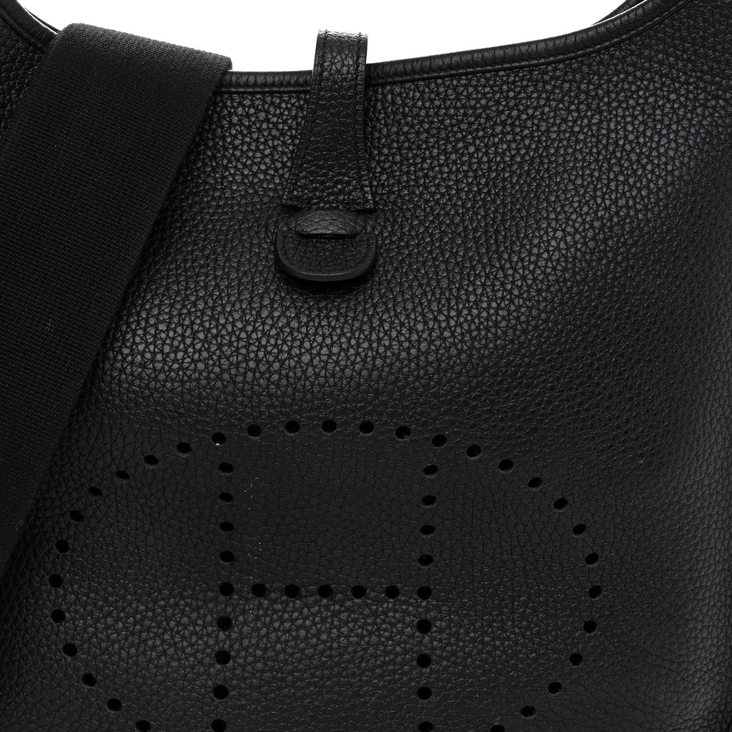 Hermes Taurillon Clemence Evelyne III PM Black 8 of 10