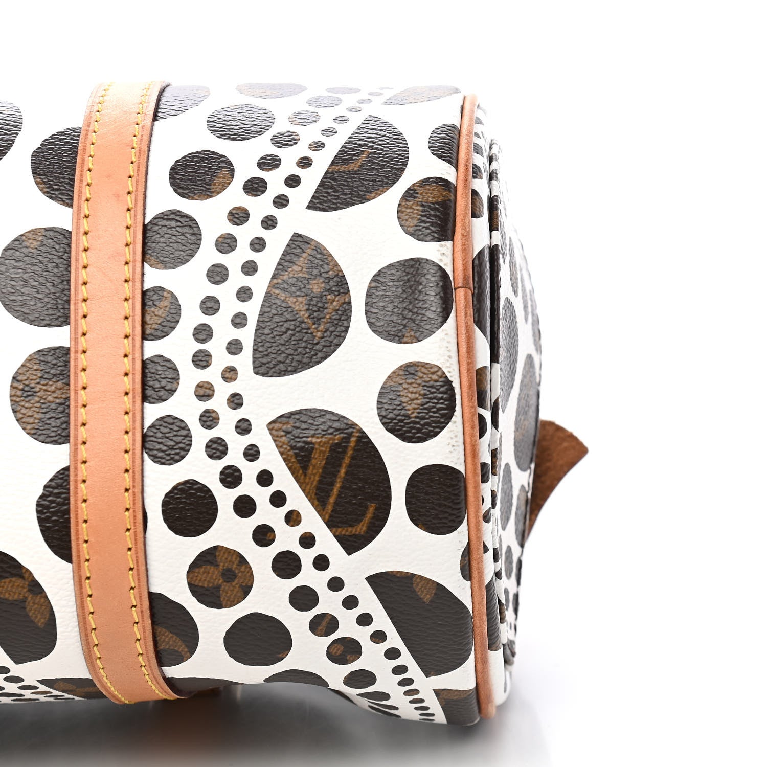 Louis Vuitton Monogram Kusama Pumpkin Dots Papillon 30 White 11 of 11