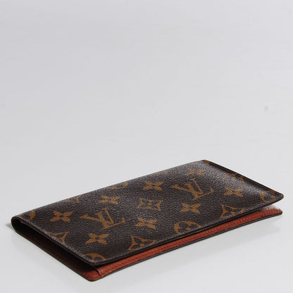 Louis Vuitton Monogram Simple Checkbook Holder Wallet Cover 4 of 6