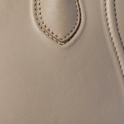 Celine Supple Calfskin Medium Phantom Luggage Beige 10 of 13