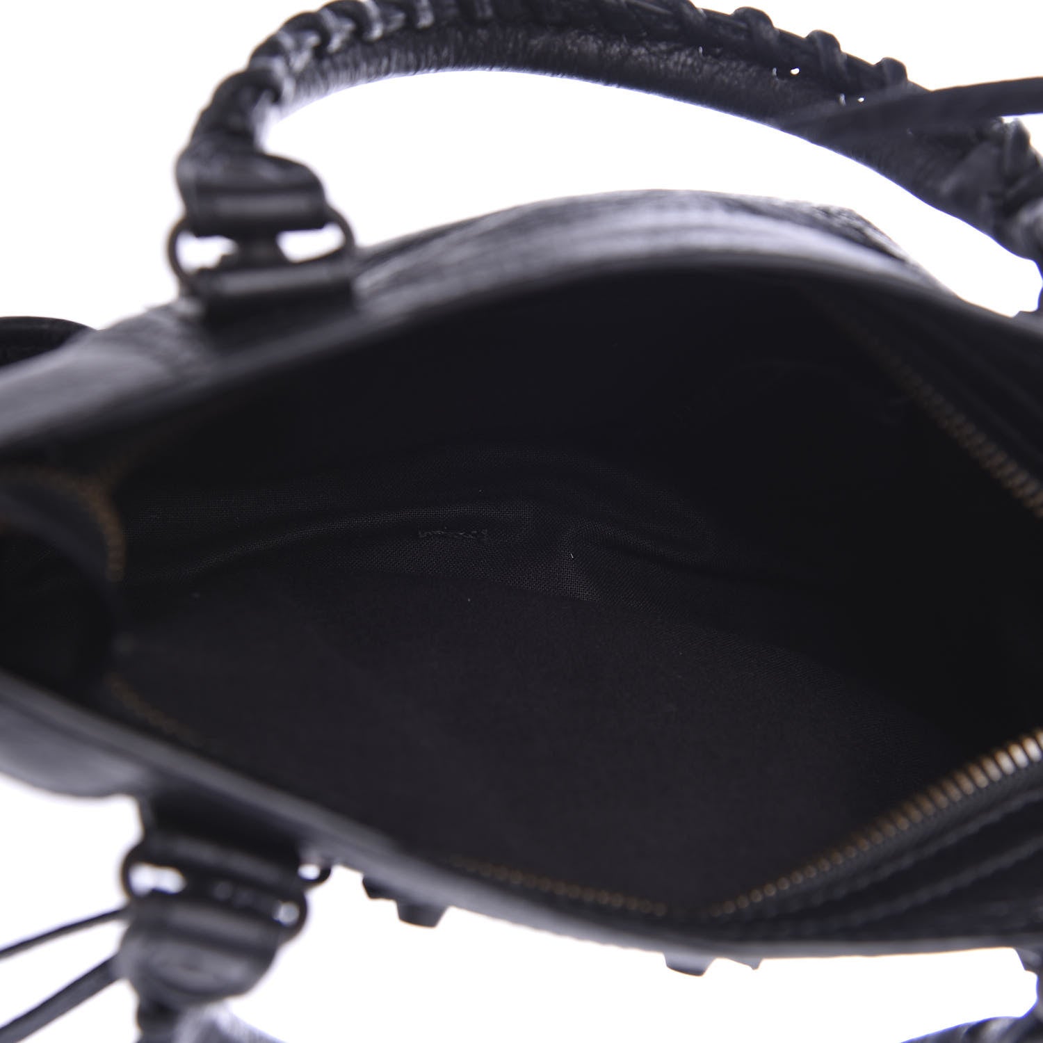 Balenciaga Agneau Arena Classic Black Hardware Mini City Black 6 of 11
