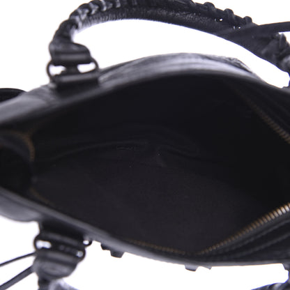 Balenciaga Agneau Arena Classic Black Hardware Mini City Black 6 of 11