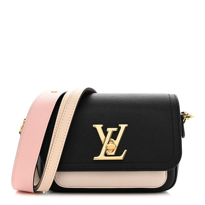 Louis Vuitton Grained Calfskin Lockme Tender Black 1 of 9