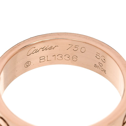 Cartier 18K Pink Gold 5.5mm LOVE Ring 53 6.5 4 of 4