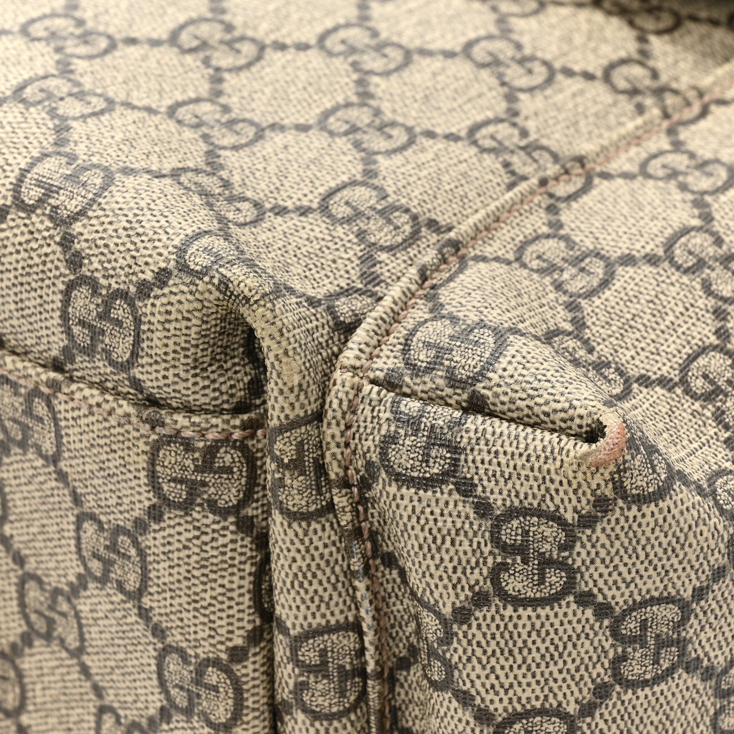 Gucci GG Plus Monogram Messenger Diaper Bag Dark Brown 13 of 16