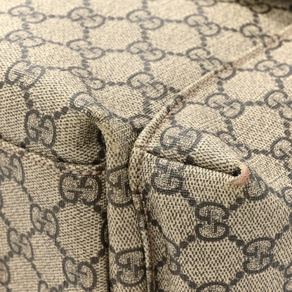 Gucci GG Plus Monogram Messenger Diaper Bag Dark Brown 13 of 16