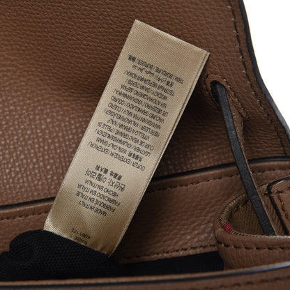 Burberry Derby Calfskin House Check Small Camberley Dark Sand 9 of 10