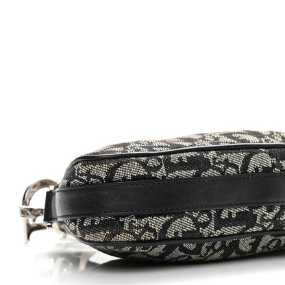 Christian Dior Monogram Shoulder Bag Pochette Black 9 of 14