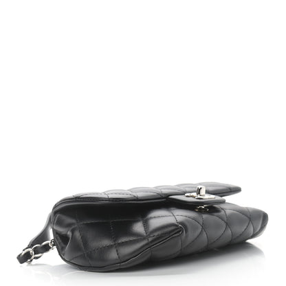 Chanel Calfskin Quilted CC Uniform Flap Belt Bag Black 4 of 11