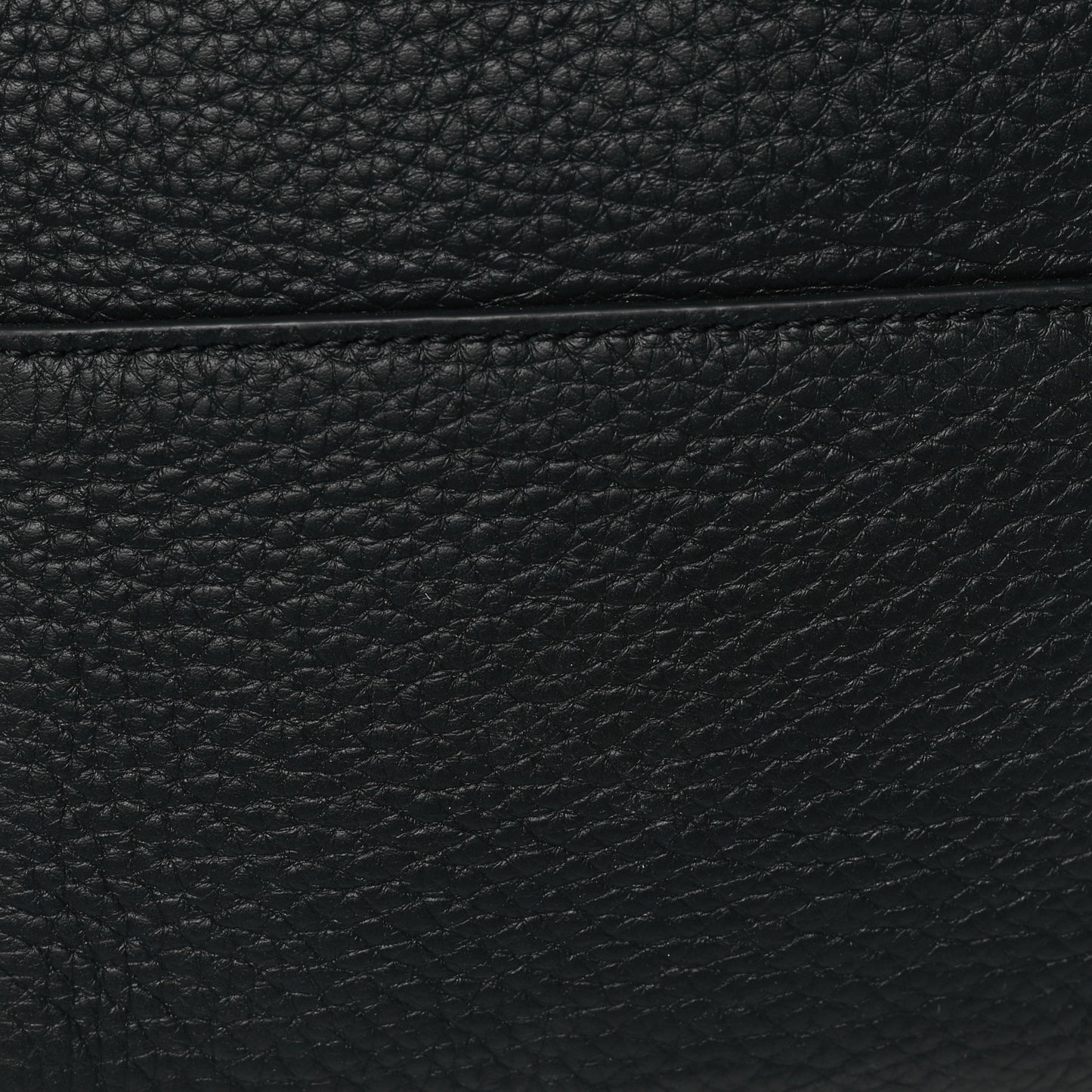 Grained Calfskin Medium N/S Park Tote Black