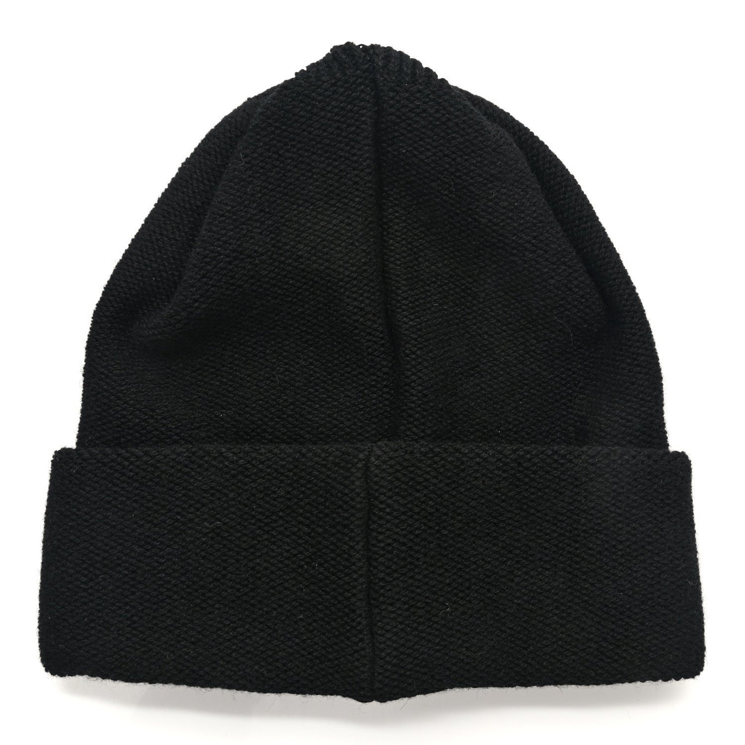 Chanel Cashmere CC Beanie Hat Black 3 of 4