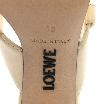 Loewe Goatskin Toy Panta Sandals 36 Oat Milk 8 of 8