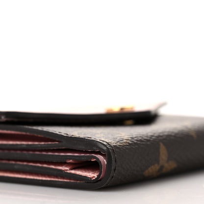 Louis Vuitton Monogram Zoe Wallet Rose Ballerine 7 of 8