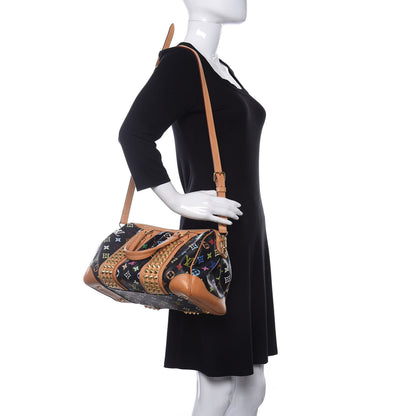 Louis Vuitton Monogram Multicolor Courtney MM Black 2 of 9