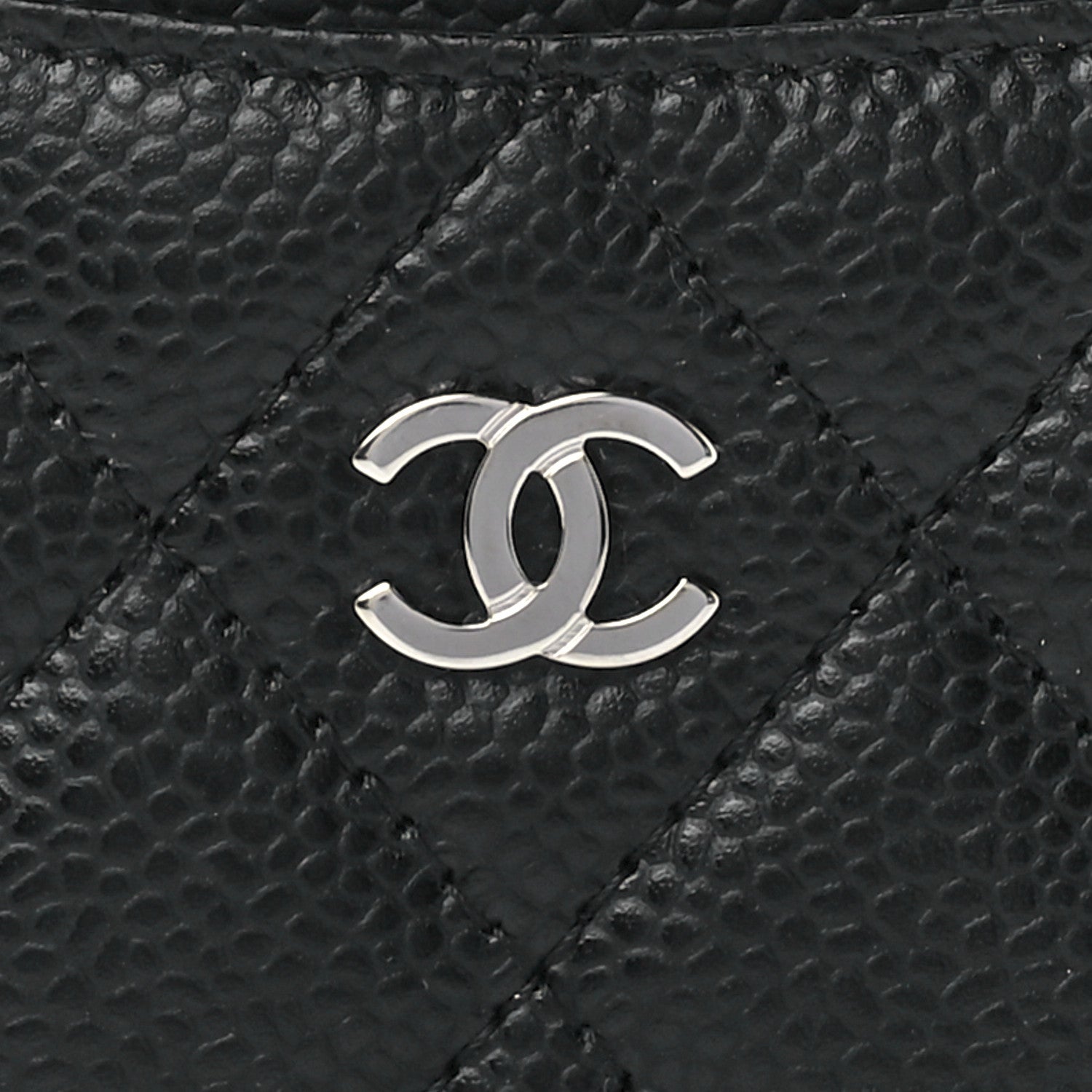 Chanel Caviar Quilted Card Holder Black 9 of 13