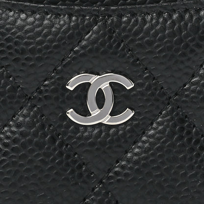 Chanel Caviar Quilted Card Holder Black 9 of 13