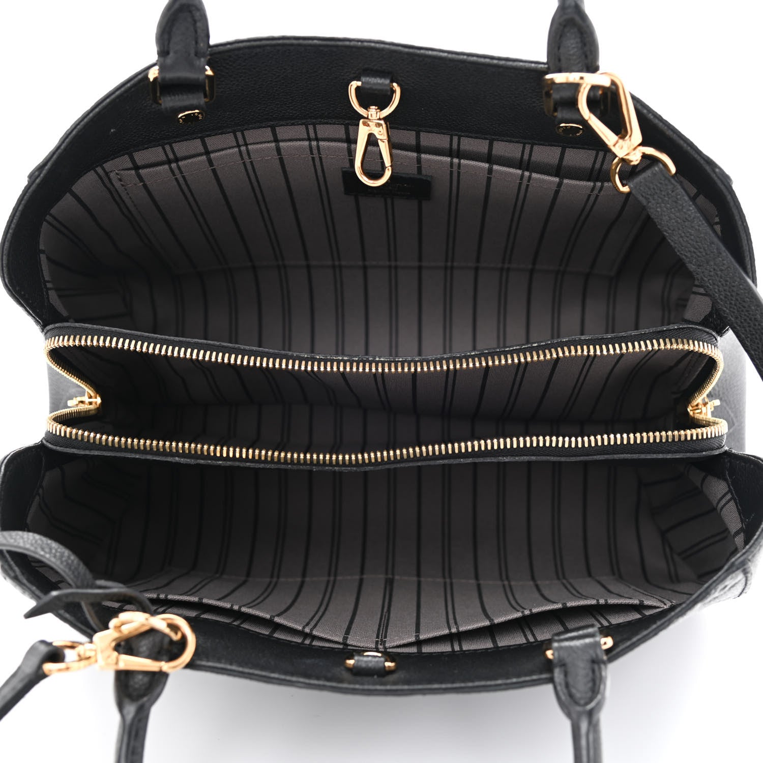 Louis Vuitton Empreinte Montaigne MM Black 5 of 10