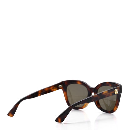 Gucci Acetate Square Frame Sunglasses GG0029SA Tortoise 4 of 7