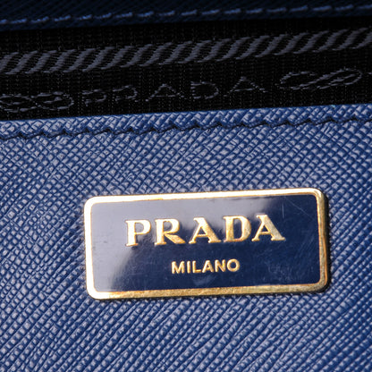 Prada Saffiano Medium Galleria Double Zip Tote Bluette 5 of 12