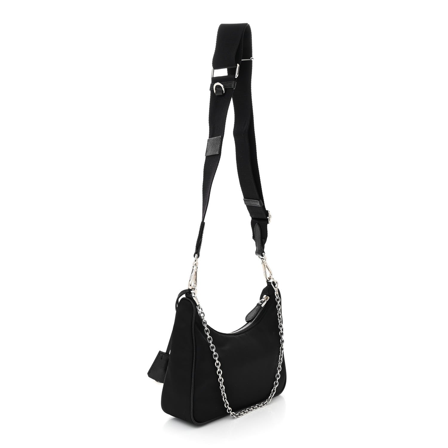 Prada Nylon Re-Edition 2005 Shoulder Bag Black 3 of 11