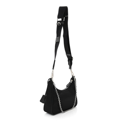 Prada Nylon Re-Edition 2005 Shoulder Bag Black 3 of 11