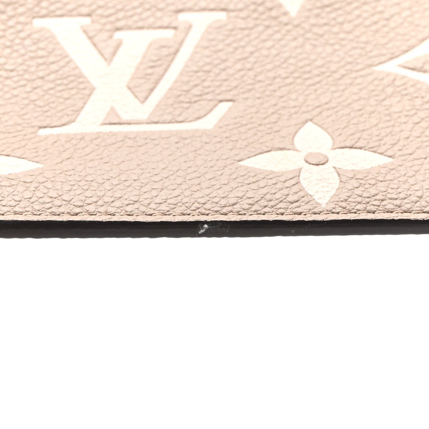 Louis Vuitton Empreinte Monogram Giant Felicie Pochette Tourterelle Creme 13 of 15