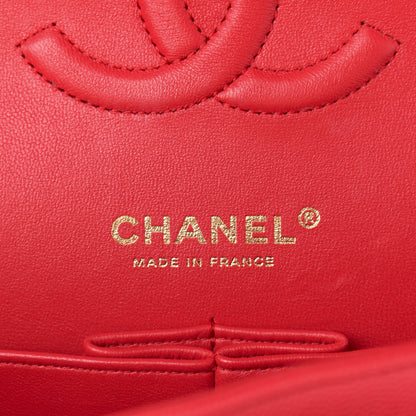 Chanel Caviar Quilted Medium Double Flap Red 6 of 9