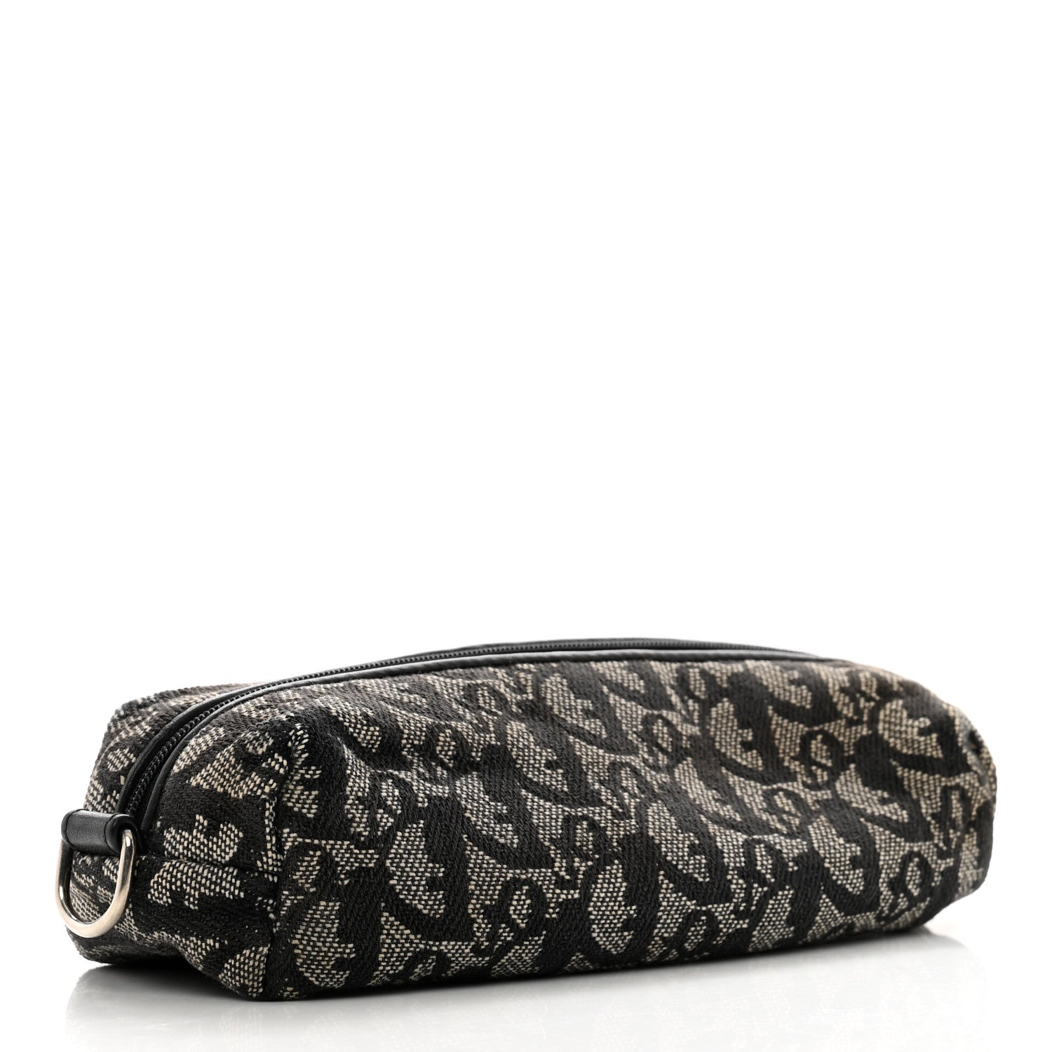 Christian Dior Monogram Flight Trotter Cosmetic Pouch Black 3 of 7