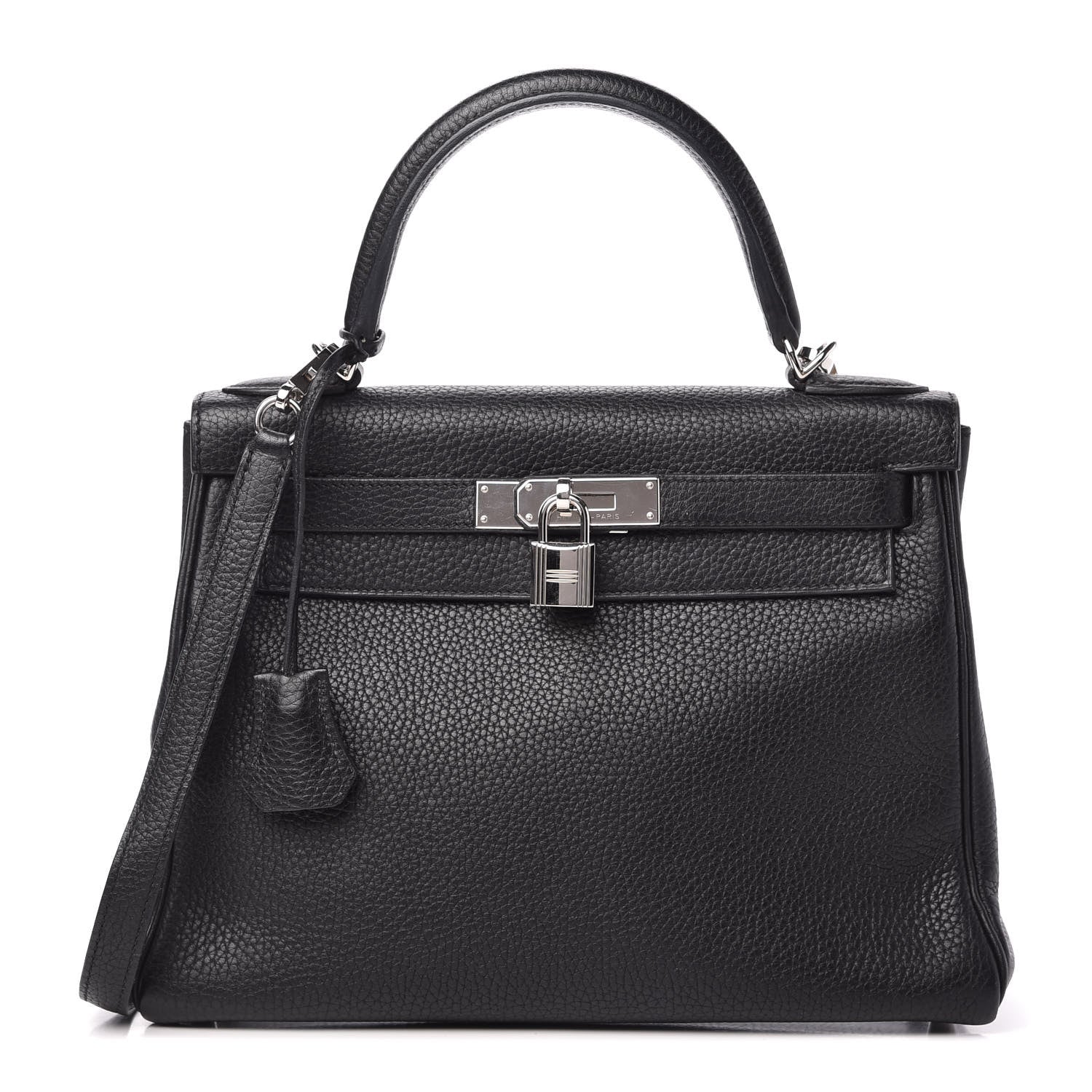 Hermes Taurillon Clemence Kelly Retourne 28 Black 1 of 10