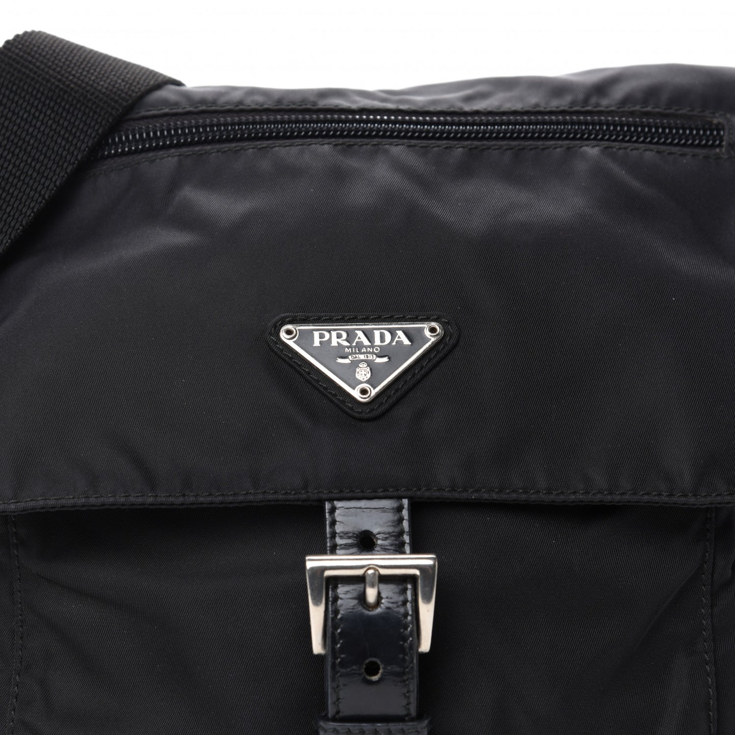 Nylon Vela Messenger Black
