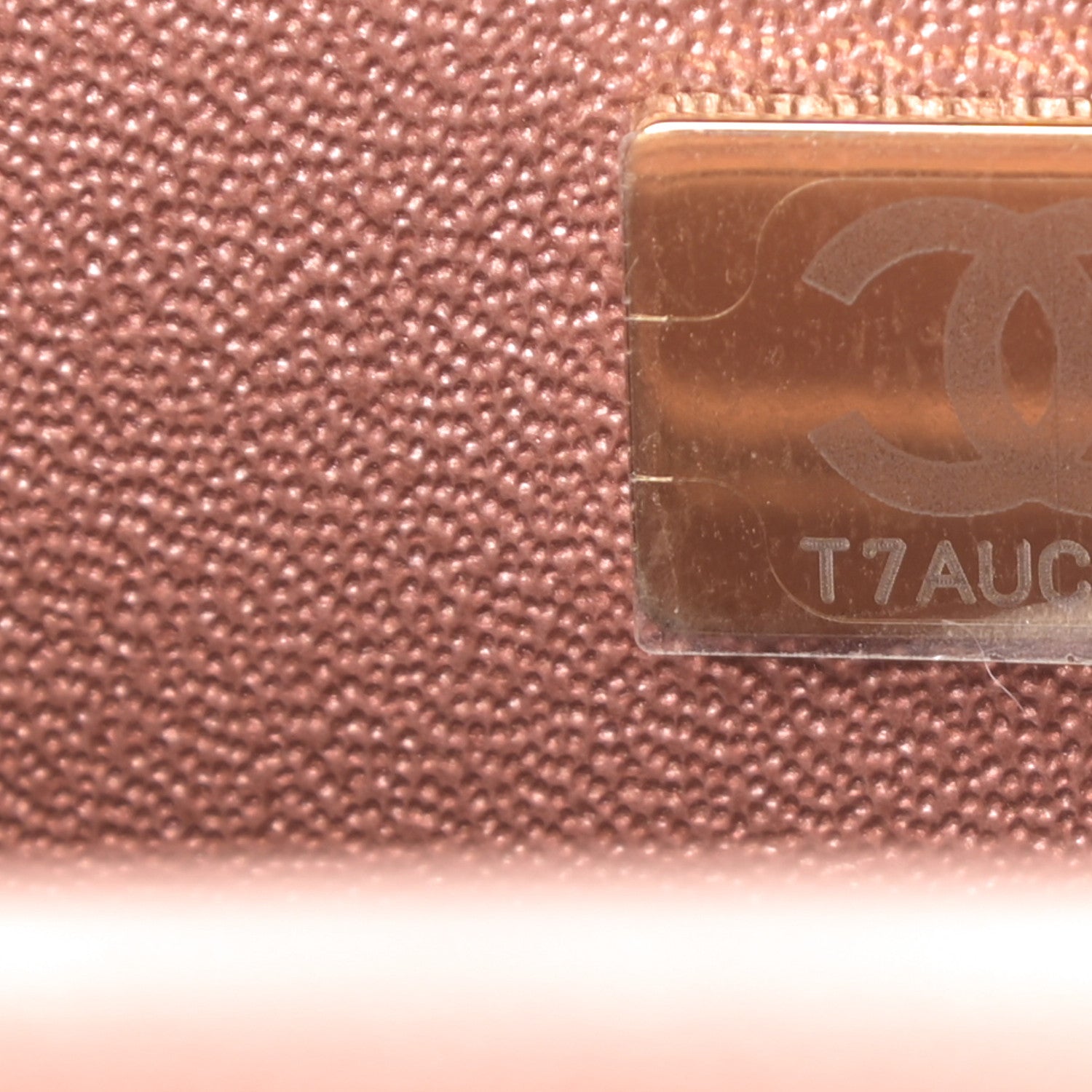 Chanel Metallic Grained Calfskin Quilted 2.55 Reissue Mini Flap Copper Pink 7 of 11