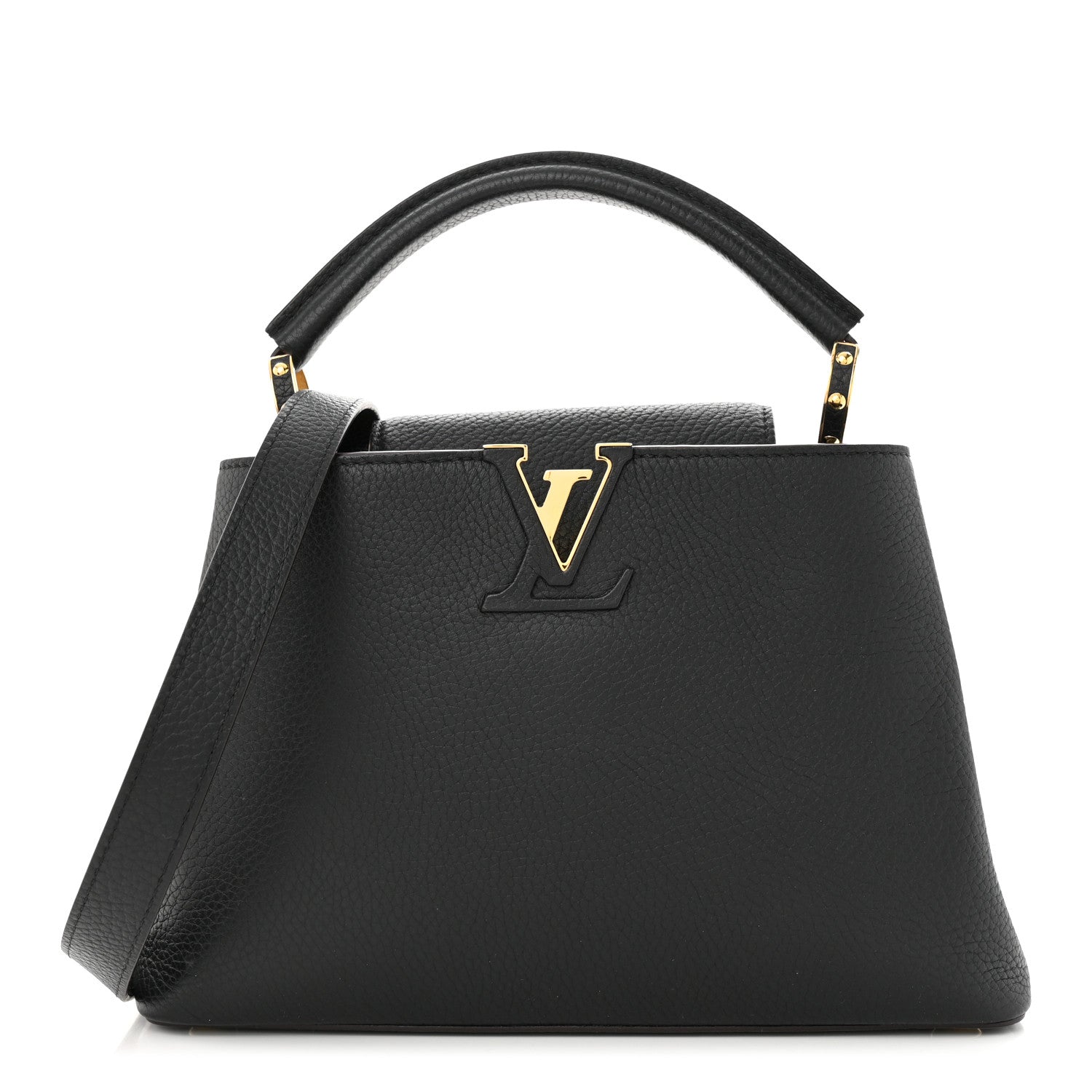 Louis Vuitton Taurillon Capucines BB Black 1 of 10